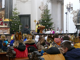 Diözesale Aussendung der Sternsinger im Hohen Dom zu Fulda (Foto:Karl-Franz Thiede)